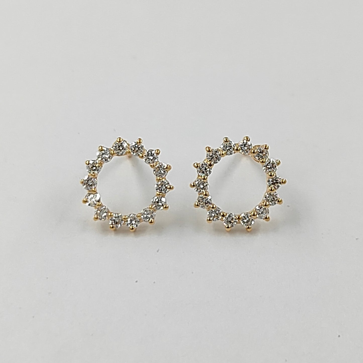 Celestial Circles Lab Diamond Earrings
