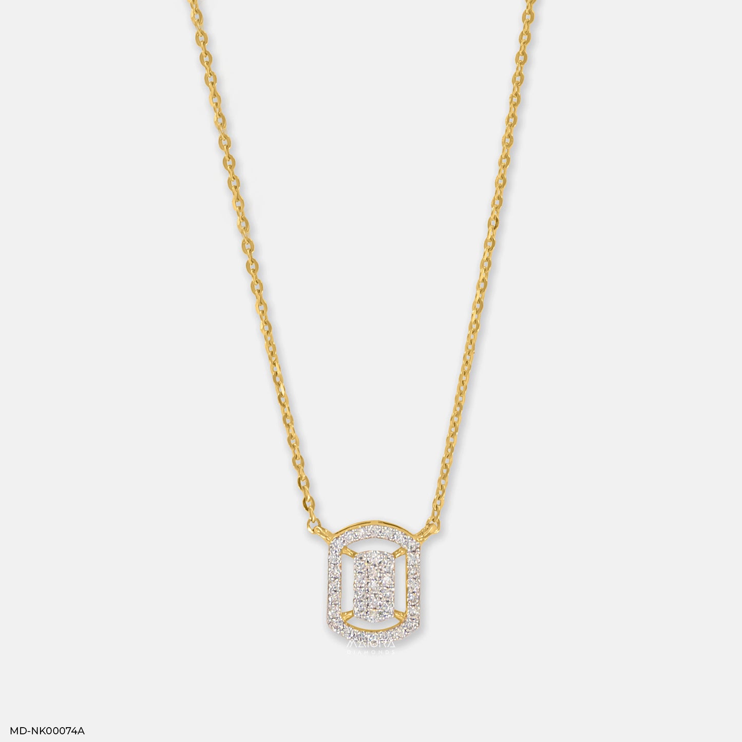 0.15 Carat Starburst Lab Diamond Pendant Without Chain