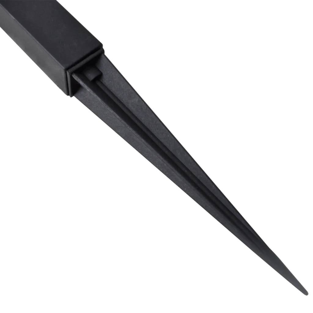 12 Lauko LED Šviestuvų su Saulės Elementais ir Įvarais 8,6x8,6x38 cm - testbyjd