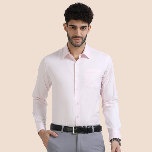 Willow Bamboo Shirt In Dusty Pink for men