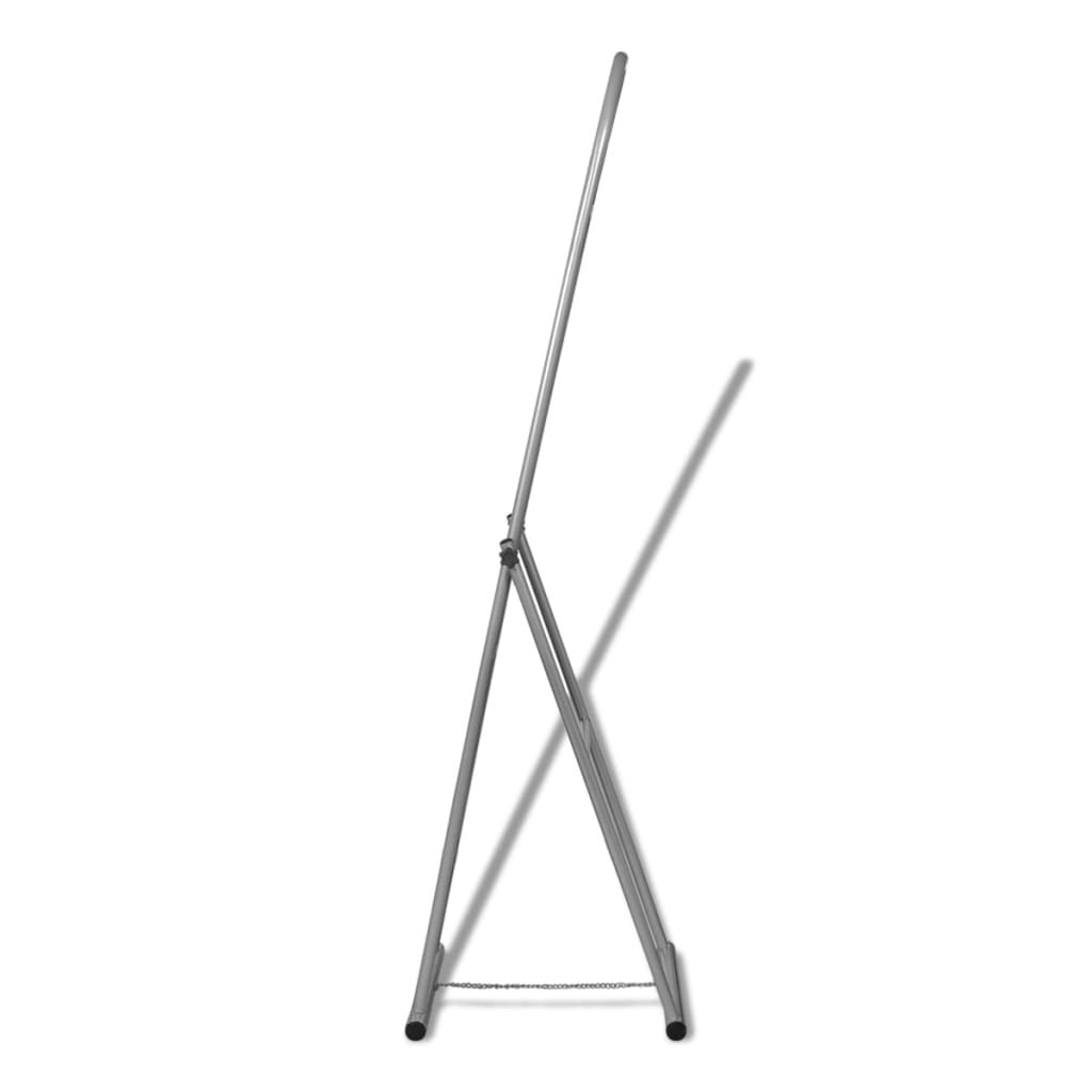 240580 Free Standing Floor Mirror Full Length Rectangular Grey - testbyjd