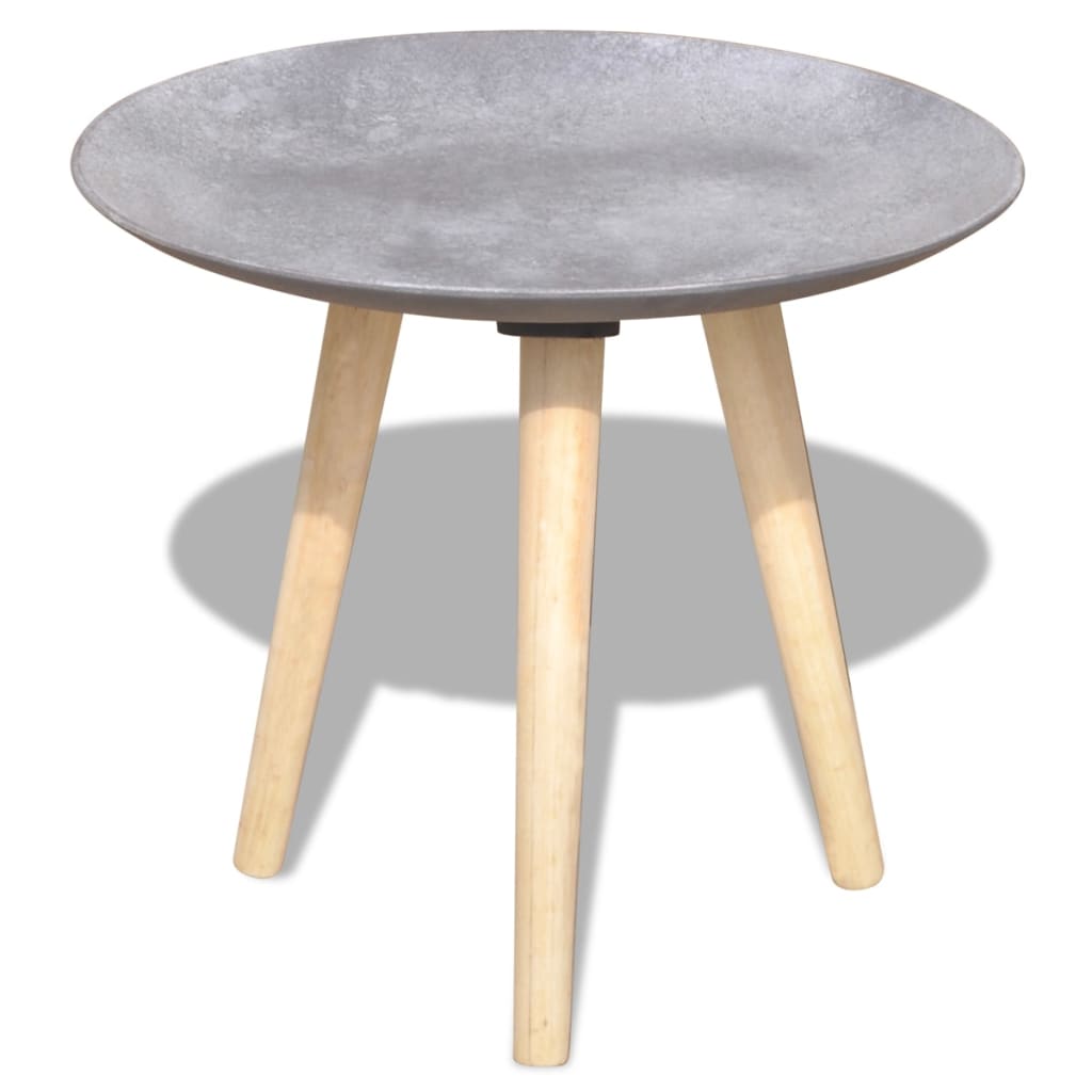 2 d. Kavos staliukų komplektas, 55 cm&44 cm, betono pilka sp. - testbyjd