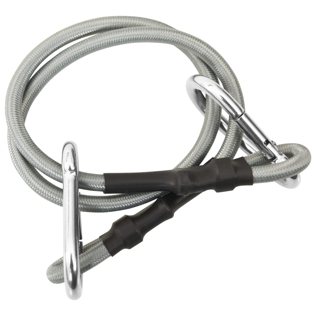 310252 Ropes with Carabiner 4 pcs Rubber - testbyjd