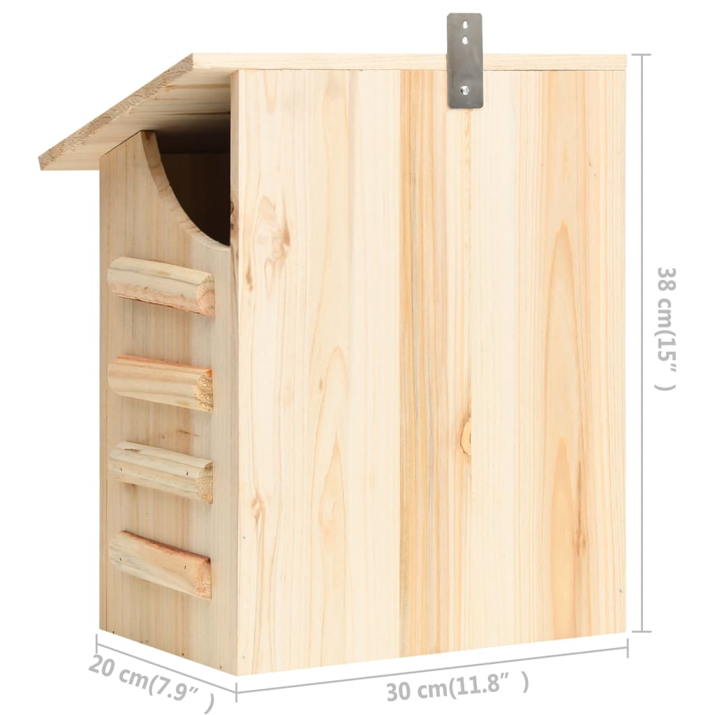 314820 Bat House Solid Firwood 30x20x38 cm - testbyjd