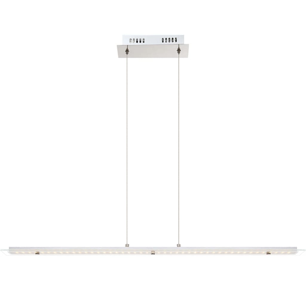 417154 GLOBO LED Pendant Lamp "LIGURIA" Chrome and Glass 67804-18H - testbyjd