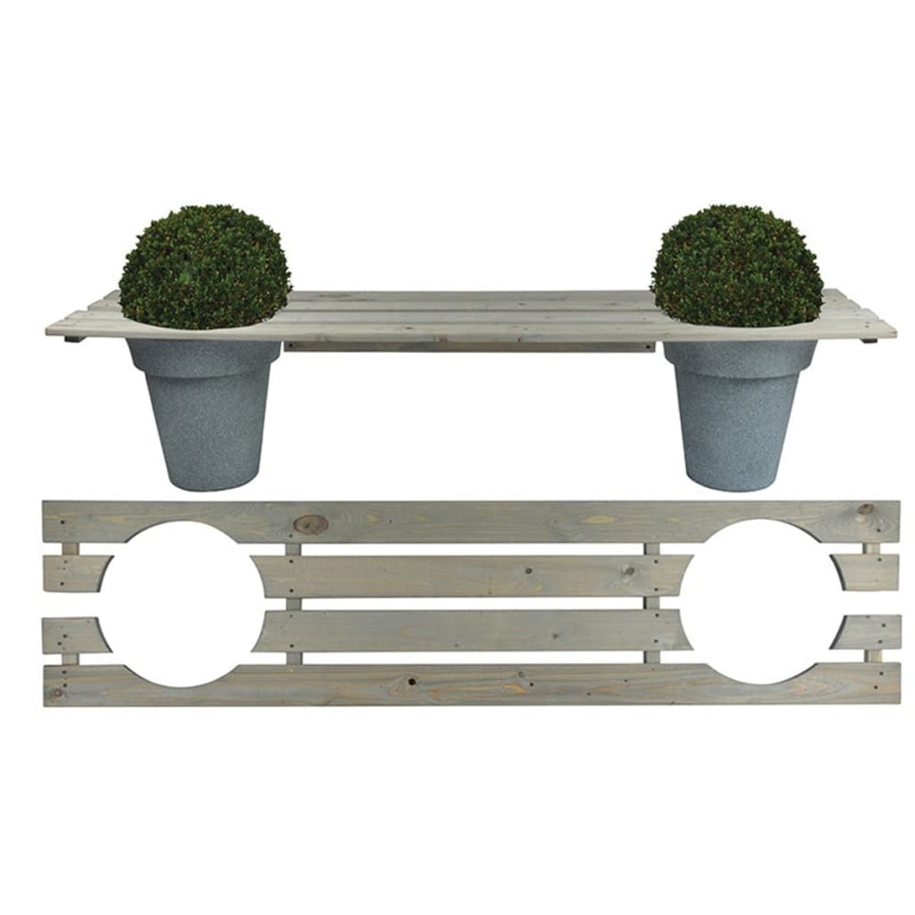 421292 Esschert Design Planter Bench 180 cm NG71 - testbyjd