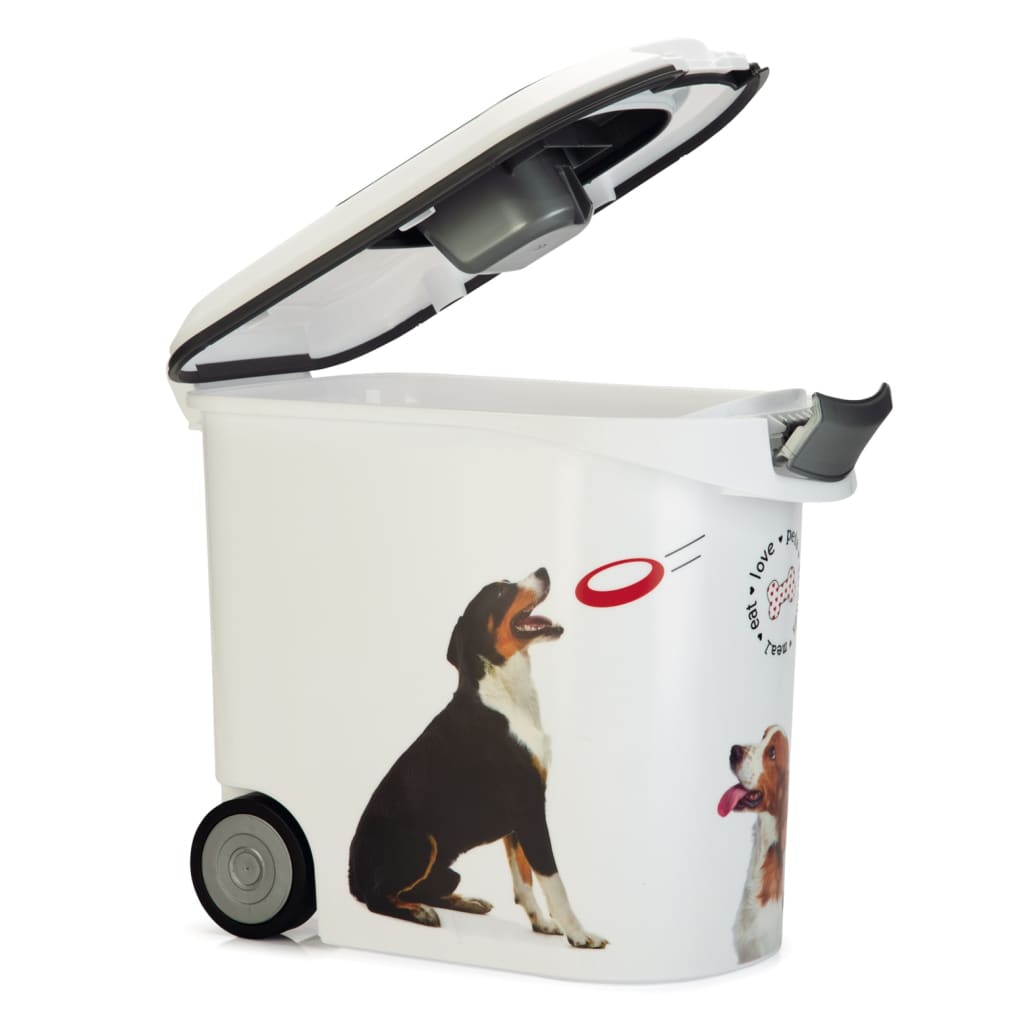 425608 Curver Pet Food Container Dog with Wheels 35L - testbyjd