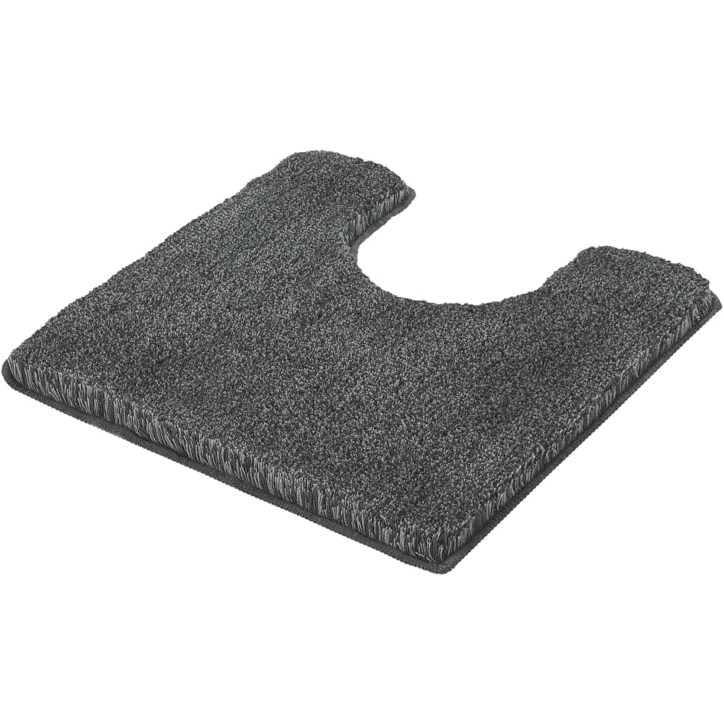 430246 Kleine Wolke Toilet Rug "Relax" 55x55cm Anthracite Grey - testbyjd
