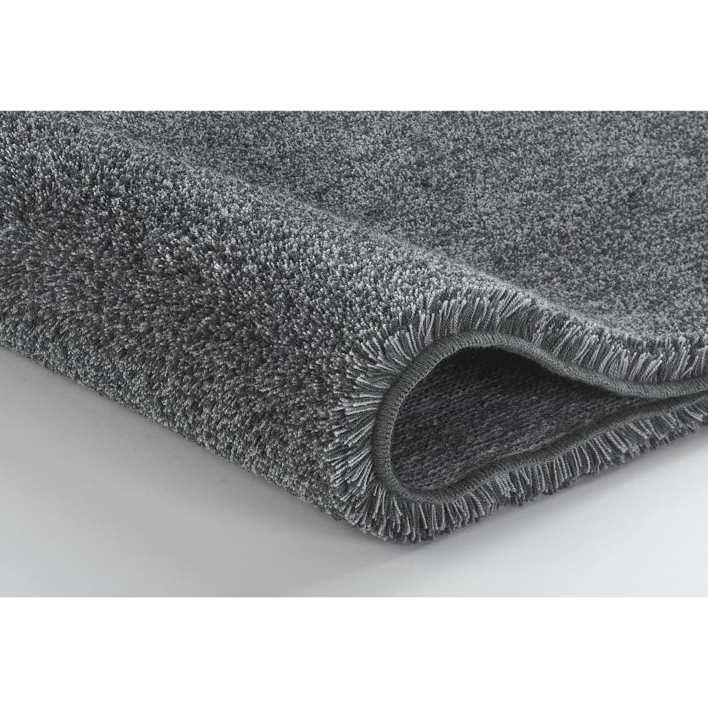 430246 Kleine Wolke Toilet Rug "Relax" 55x55cm Anthracite Grey - testbyjd