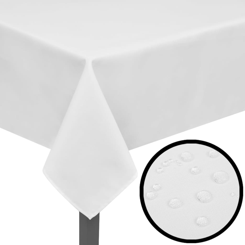 5 Staltiesės, Baltos, 220 x 130 cm - testbyjd
