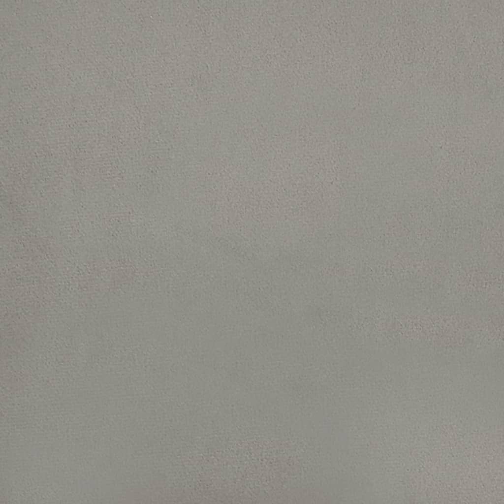 Galvūgalis su auselėmis,šviesiai pilkos,93x16x118/128cm,aksomas