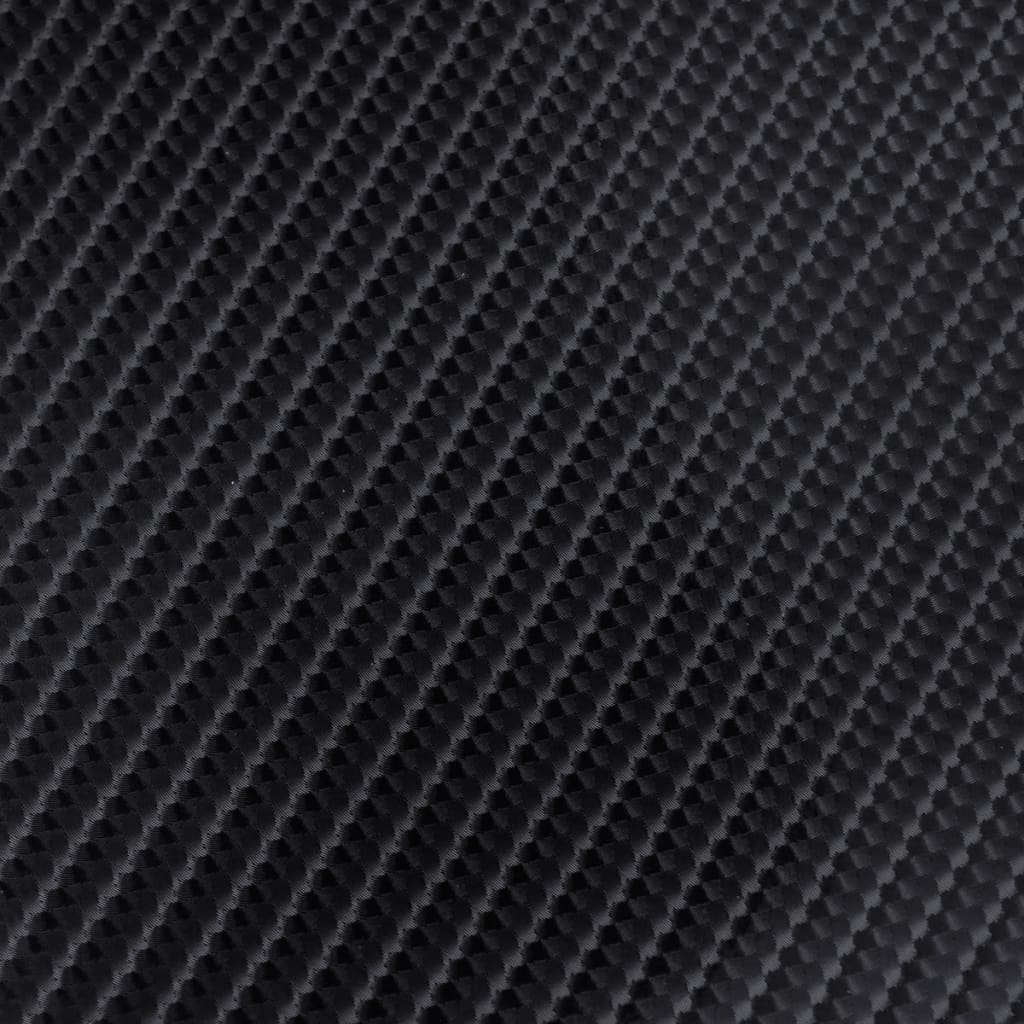 Anglies pluošto vinilinė automobilio plėvelė, juoda, 152x200cm, 4D - testbyjd