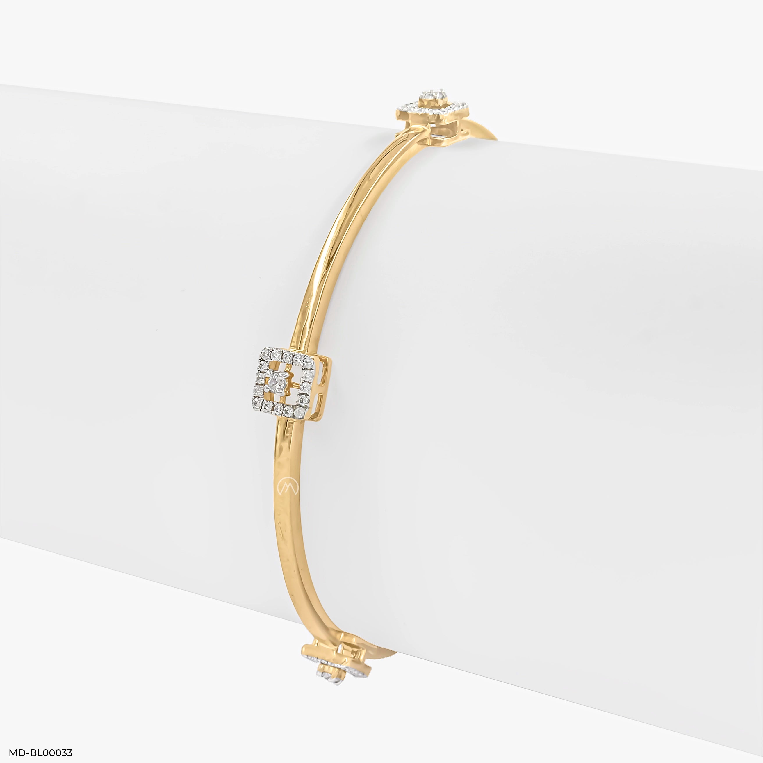 Elysian Edge Diamond Bangles