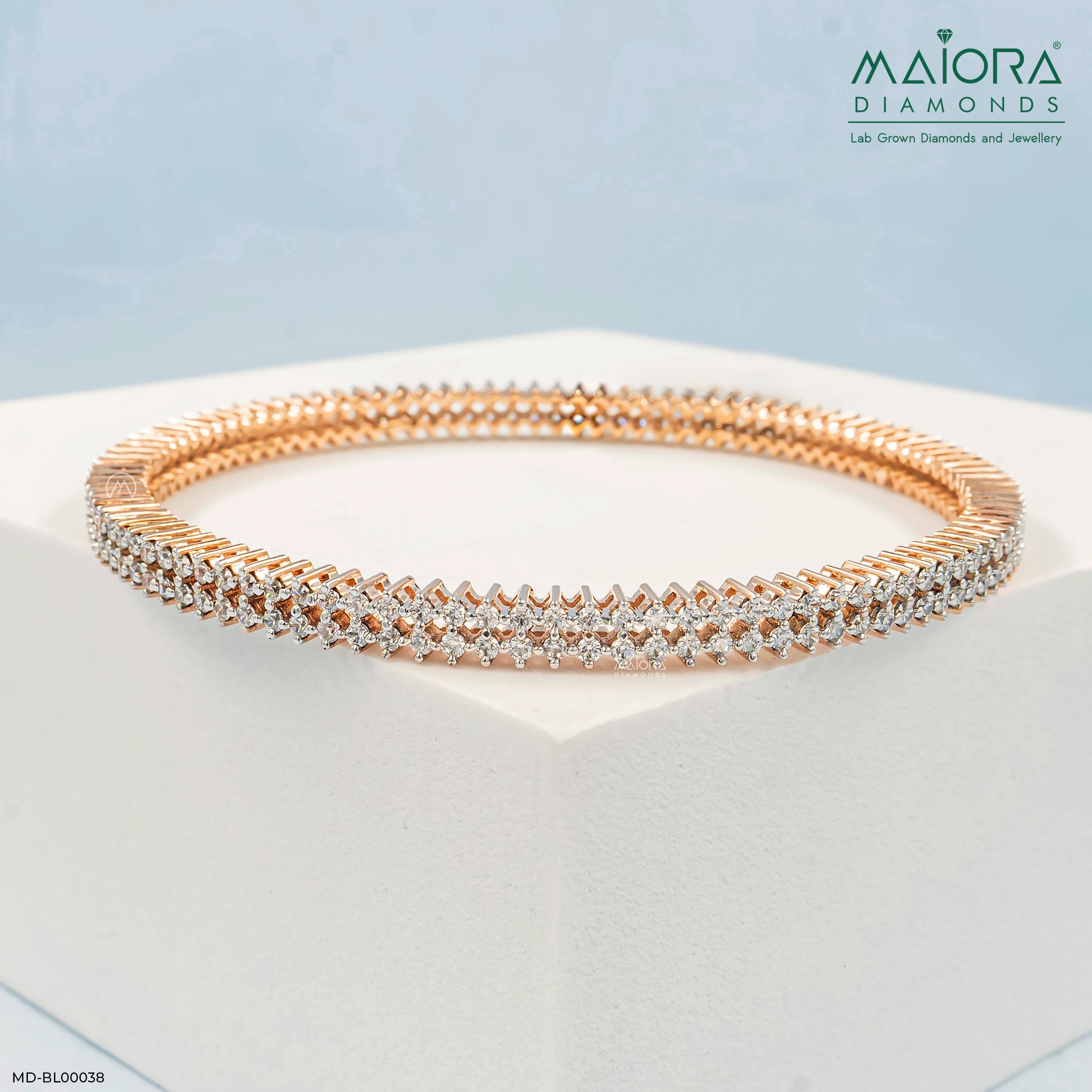 Infinity Shine Diamond Bangle