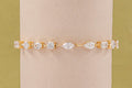 4.15 Carat Classic Fancy Solitaire Diamond Bracelet