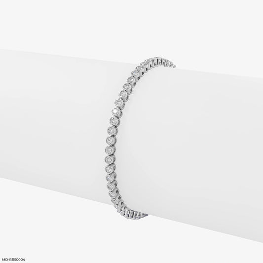4 Cent Tennis Lab Diamond Dainty Bracelet