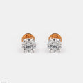 4Ct Classic Diamond Stud