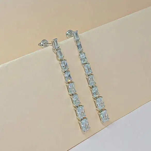 Classic Drizzle Diamond Drop Earrings