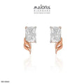 0.8 Carat Emerald Flame Earrings