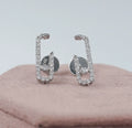 Diamond Pin Earrings