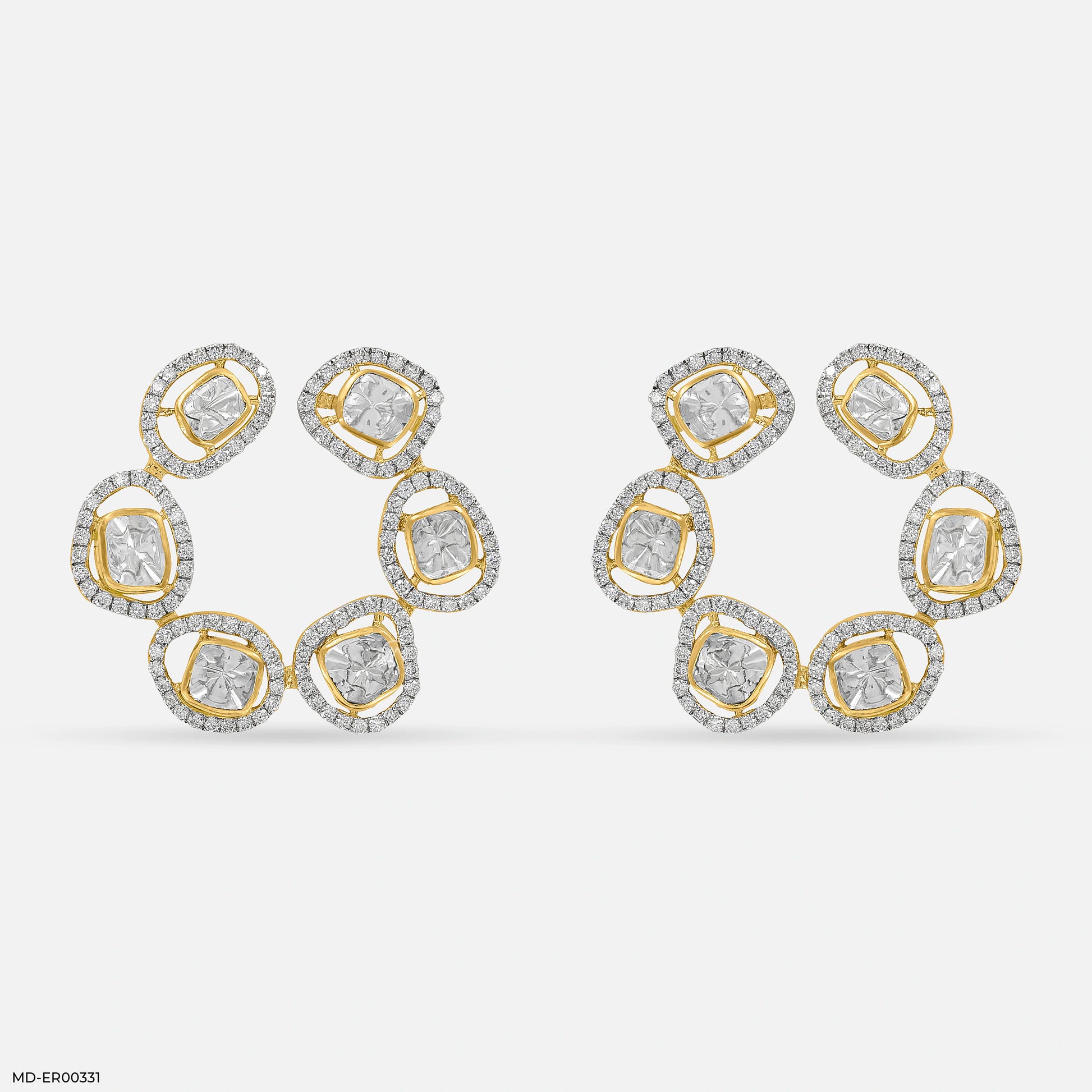 1.5 Carat Magnolia Lab Diamond Hoops