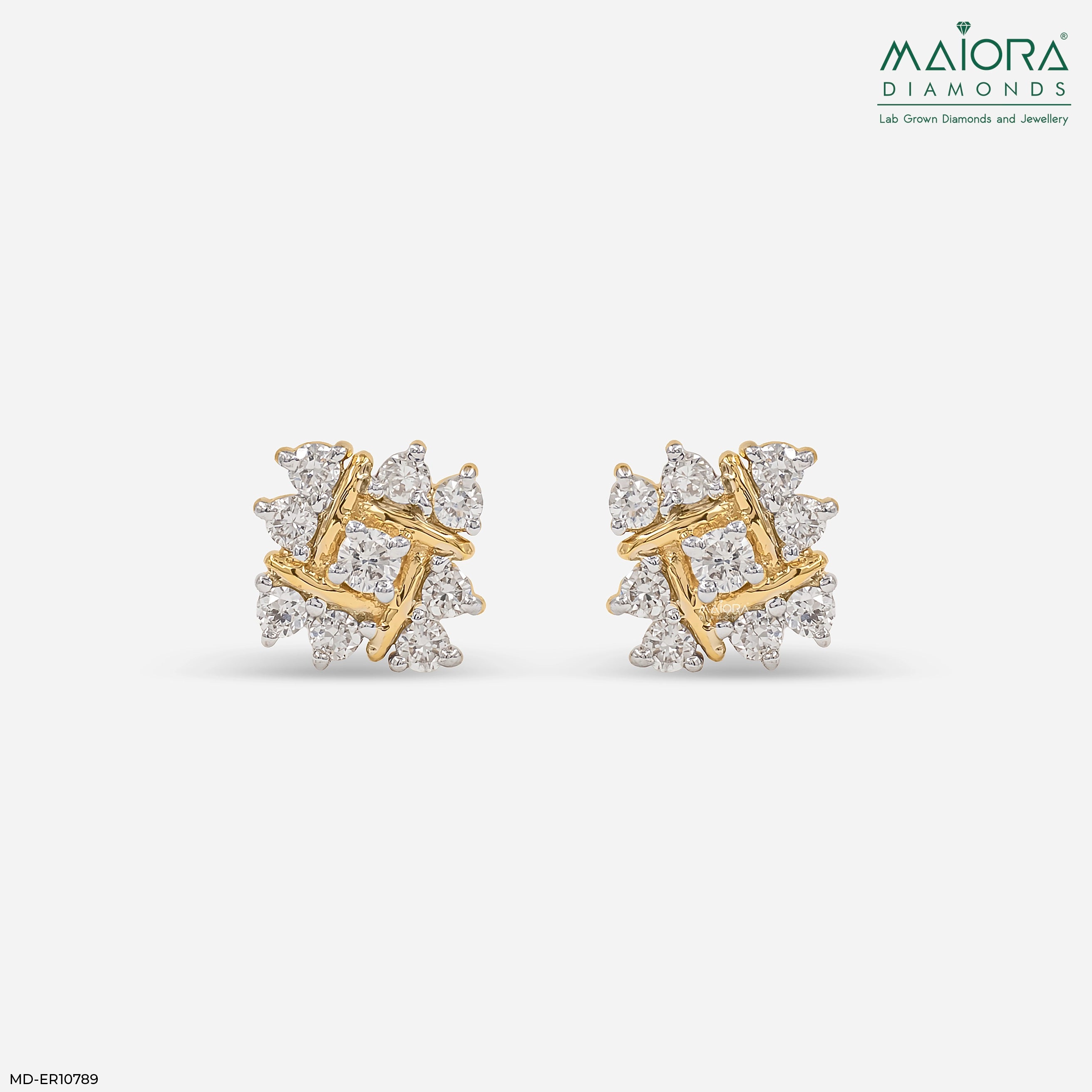 Elevated Aster Diamond Earrings