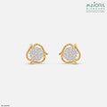 Gold Flicker Diamond Earrings