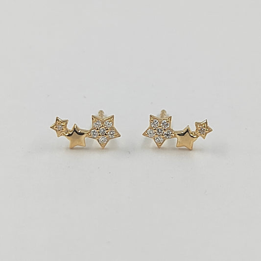 Celestial Comet Climber Earrings