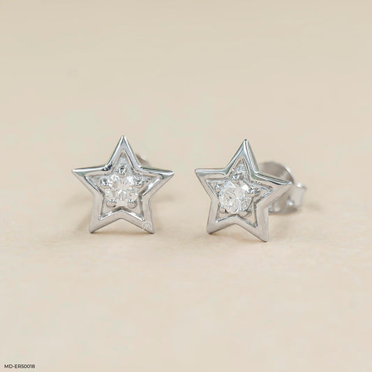 Mini Starry Lab Diamond Stud