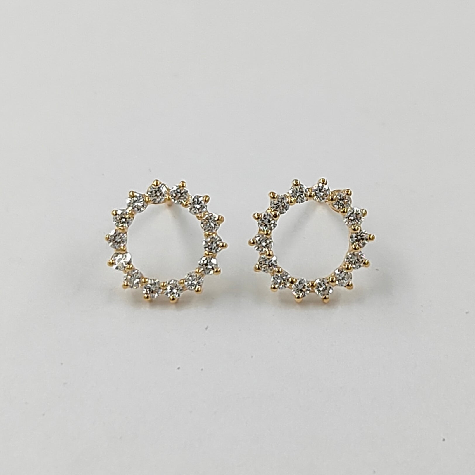 Celestial Circles Lab Diamond Earrings