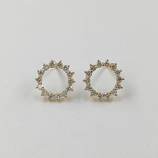 Celestial Circles Lab Diamond Earrings
