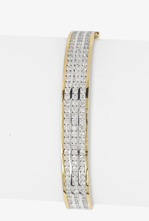 Trinity Row Men's Diamond Bracelet