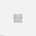 Empire Blocks Diamond Mens Stud Earring
