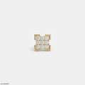 Knight Shine Diamond Mens Stud Earring
