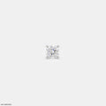 Pure Glow Round Diamond Mens Stud Earring