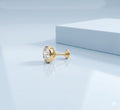 Solus Round Diamond Mens Stud Earring