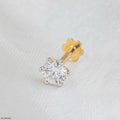 Brilliance Solitaire Diamond Mens Stud Earring