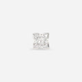 0.5 Carat Dazzling Princess Solitaire Mens Stud Earring