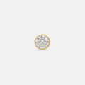 Exclusive Solitaire Diamond Mens Stud Earring