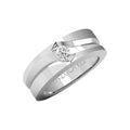 0.50 Carat Round Solitaire Broad Ring