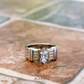 0.75 Carat Marque Solitaire Ring