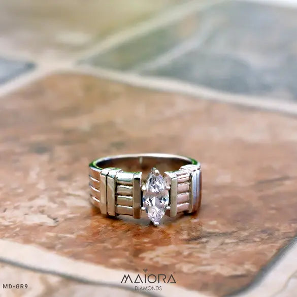 0.75 Carat Marque Solitaire Ring
