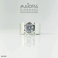 2.5 Carat Solitaire Hexagon Men's Ring