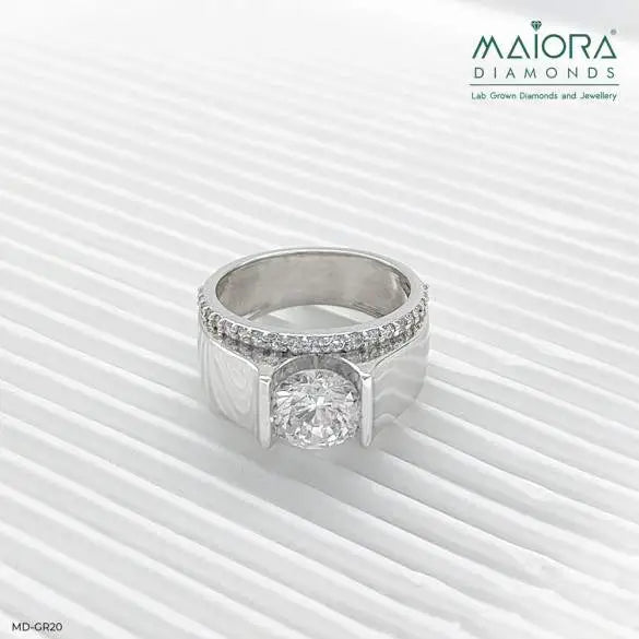2.5 Carat Solitaire Gent's Ring