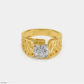 1.75 Carat Round Soliataire Vintage Men's Ring
