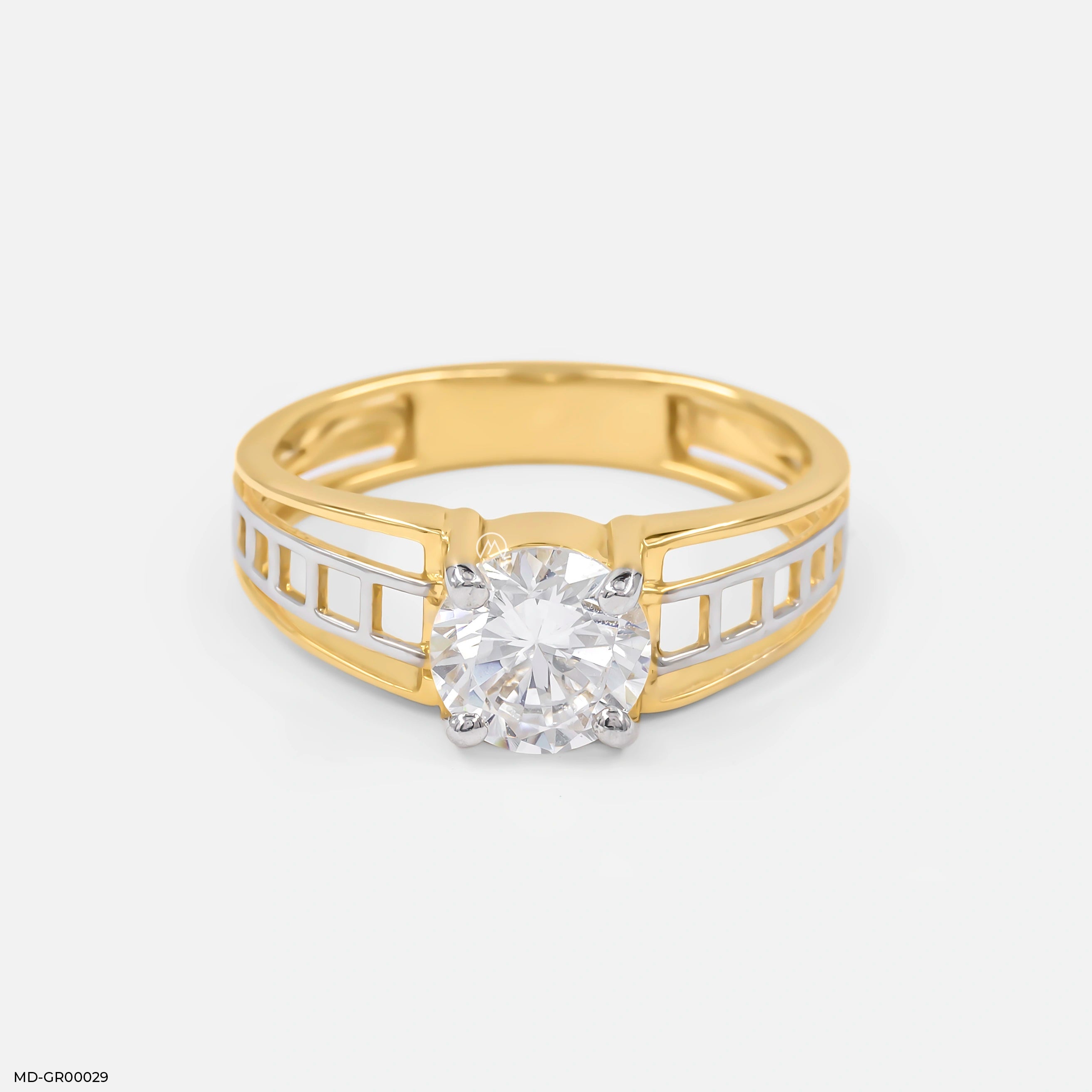 1 Carat Single Men's Diamond Ring