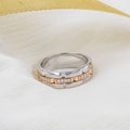 Modern Block Band Ring
