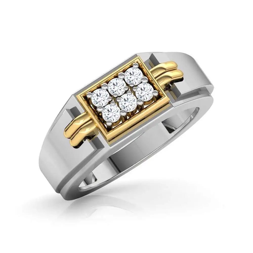 Tiny Throne Diamond Men Rings