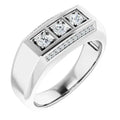 Threefold Majesty Diamond Rings