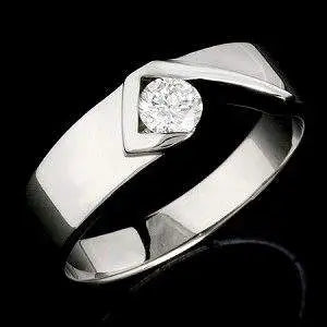 Lone Light Men's Solitaire Rings